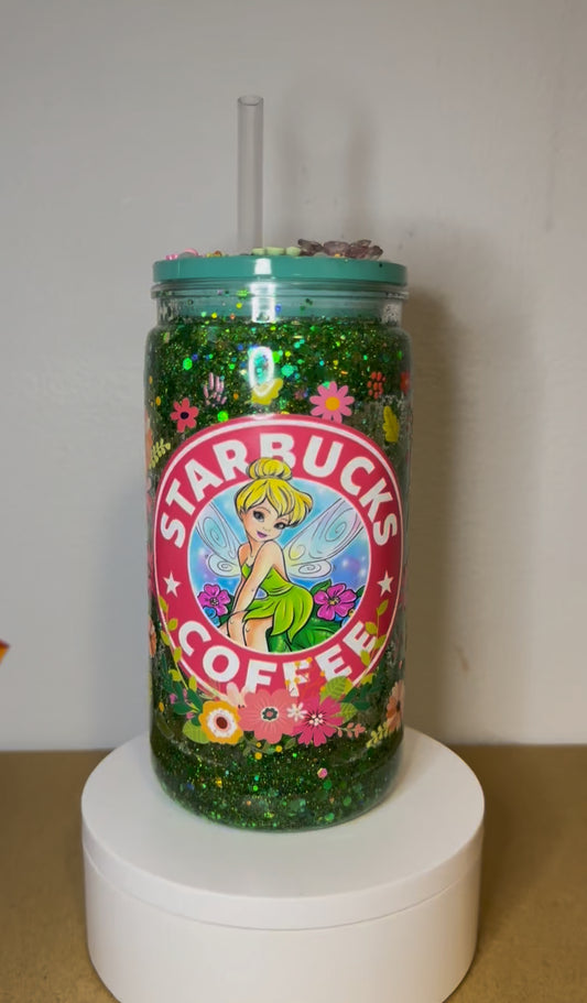 16oz snow globe 🧚🧚