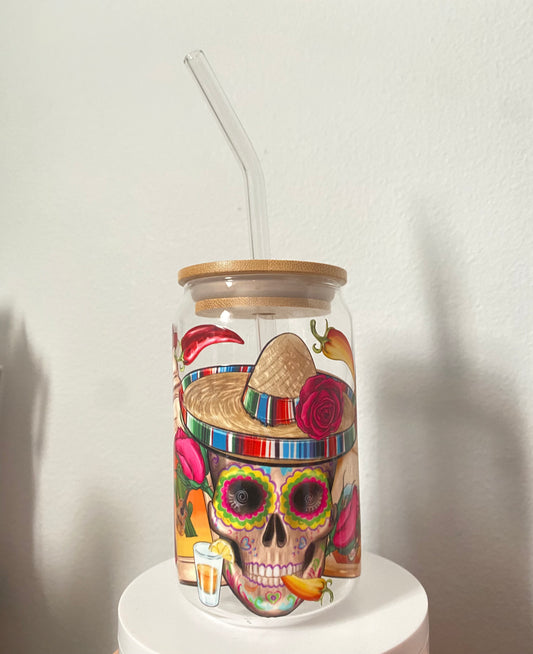 12oz Mexican Skull